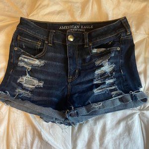 American Eagle Hi-Rise Shortie Shorts